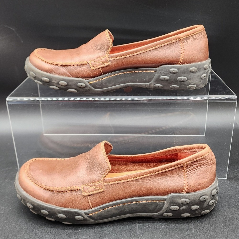 MIA 6.5 Brown Leather Loafers Moccasin Driving Mocs Gorpcore Granola Girl Earthy